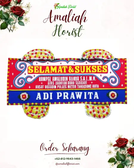 Papan Bunga Ucapan Selamat Girian