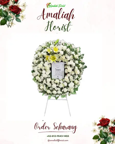 Krans Bunga Duka Girian